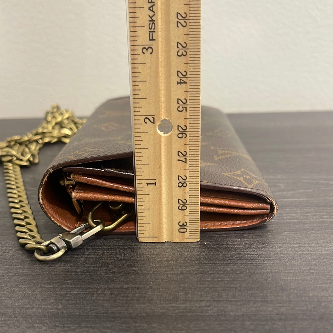 SOLD! Louis Vuitton Monogram Wallet on Chain