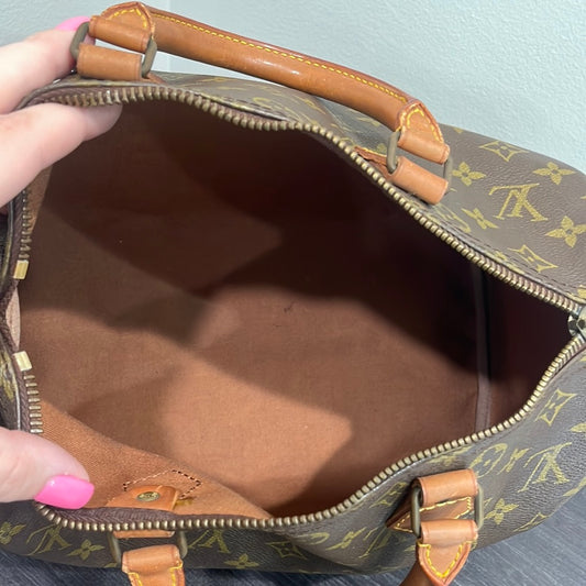 SOLD! Louis Vuitton Monogram Speedy 30