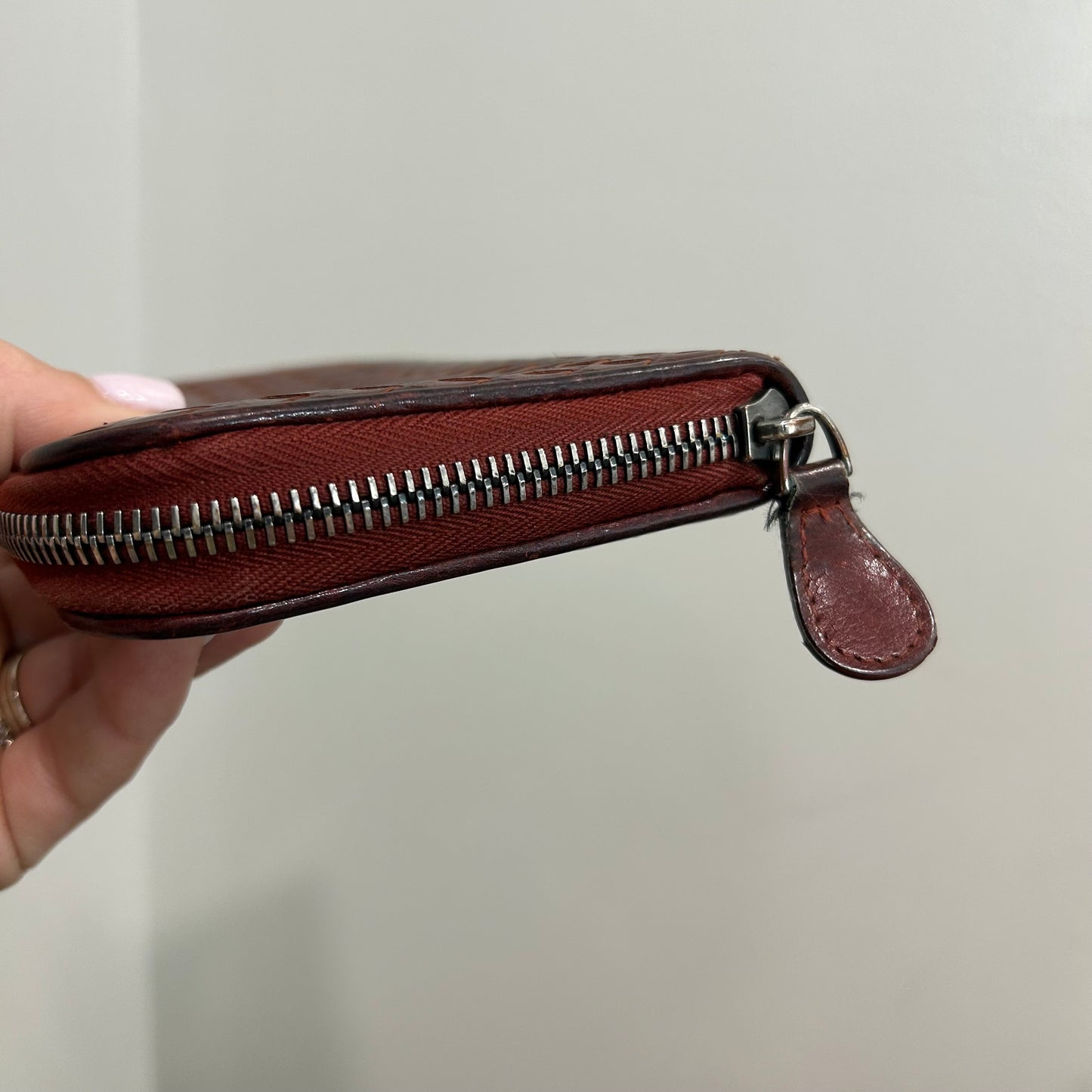 SOLD! Bottega Venneta Zip Wallet