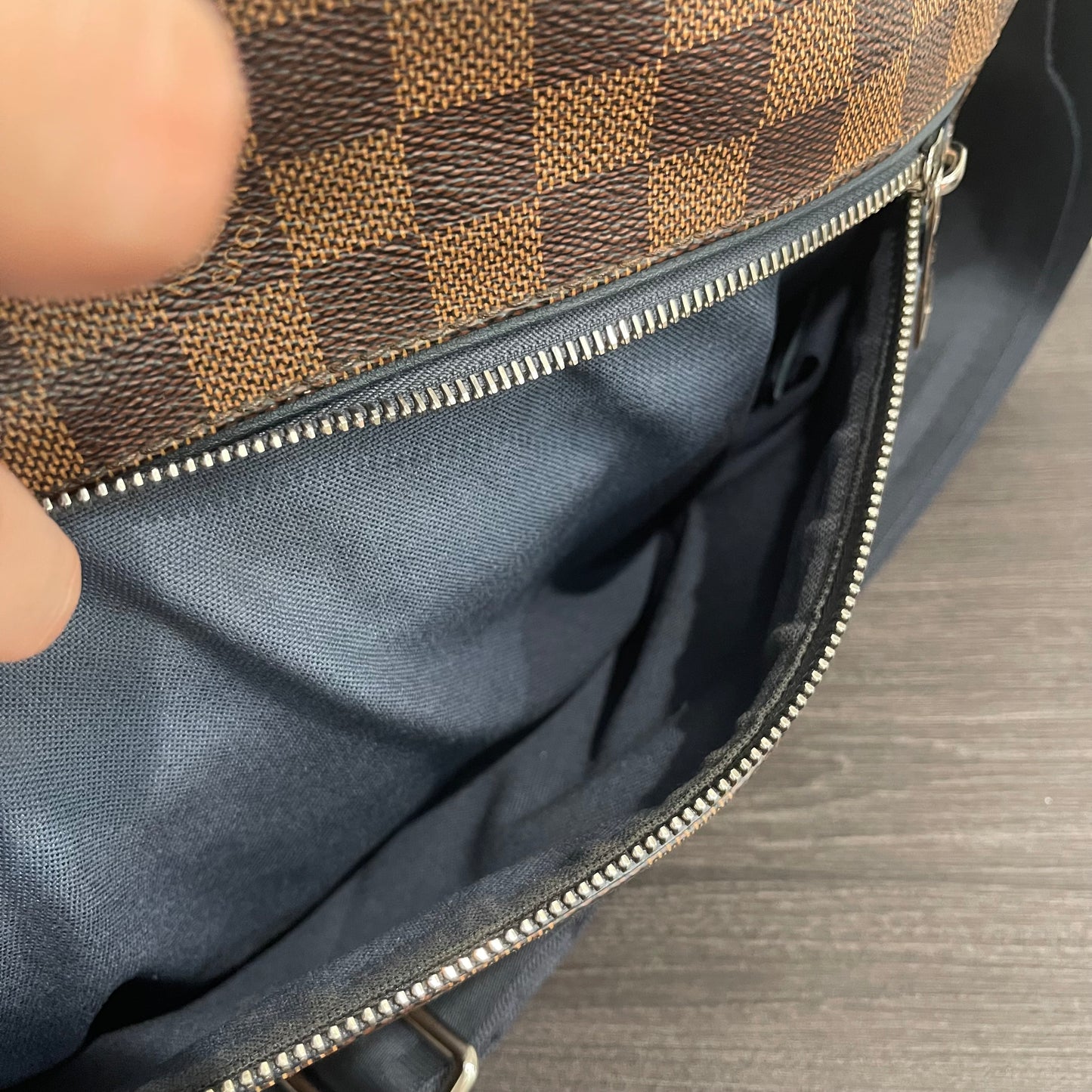 SOLD! Louis Vuitton Sprinter Damier Ebene Coated Canvas MM