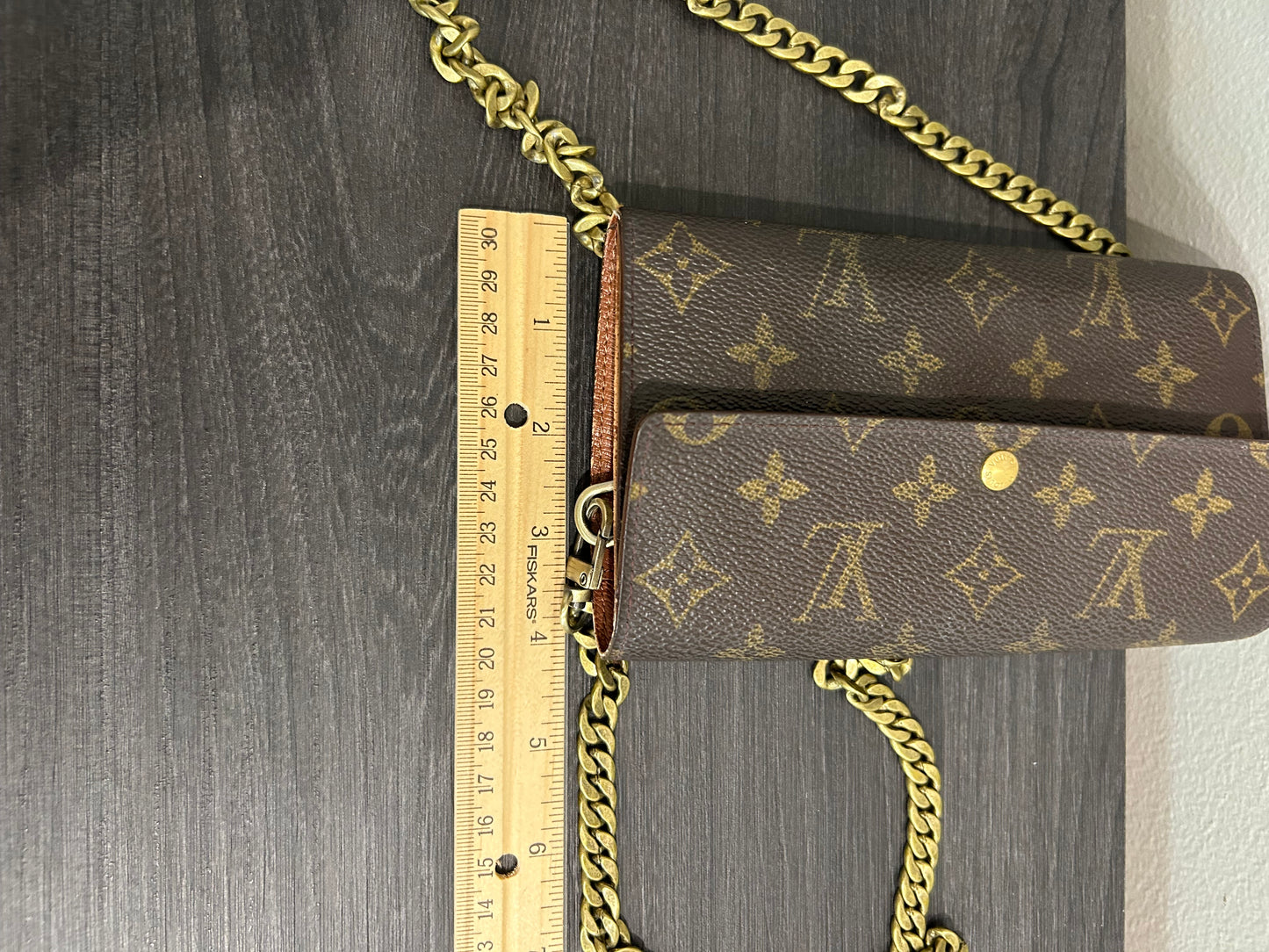 SOLD! Louis Vuitton Monogram Wallet on Chain