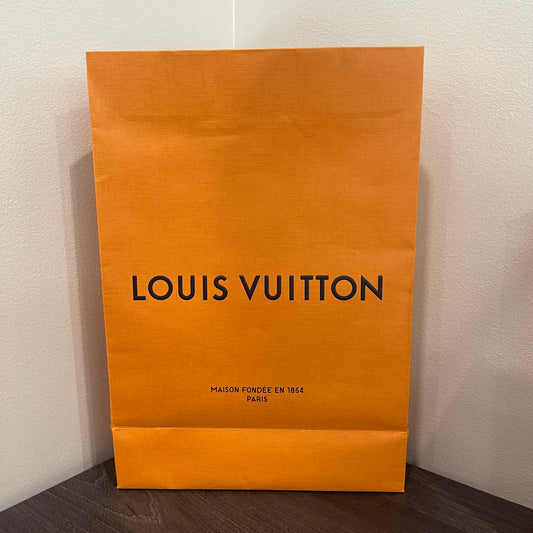 SOLD! Louis Vuitton Slide Drawer Pull Storage Box & 2 Shopping Bags
