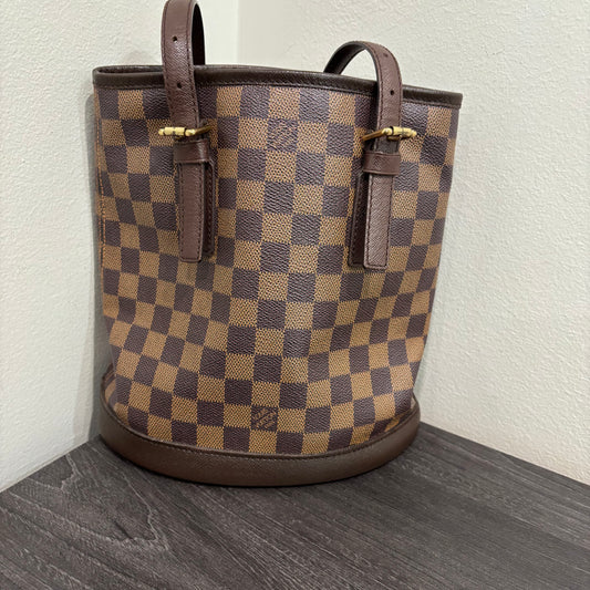 #342 LOUIS VUITTON Damier Bucket PM