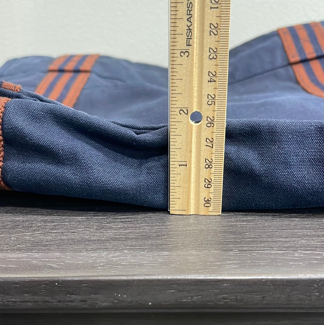 SOLD! Hermès Fool Toe Basas MM Canvas Shoulder Bag