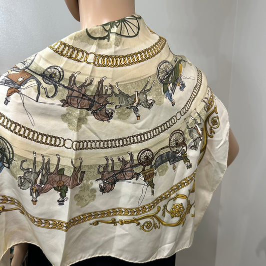 4003 HERMÈS 90cm Silk Scarf MSRP $620