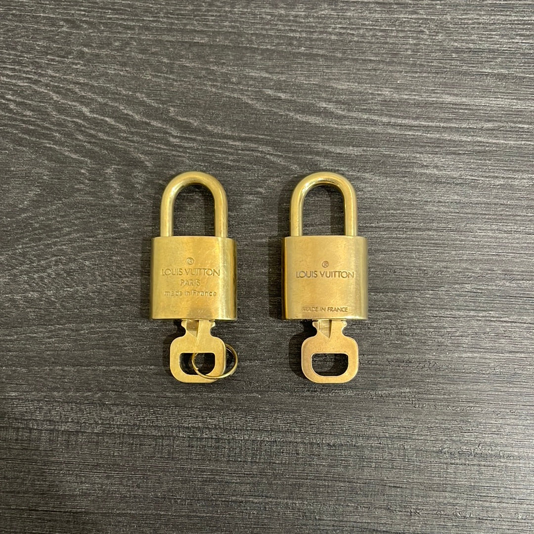 SOLD! Set of 2 Louis Vuitton Lock & Key