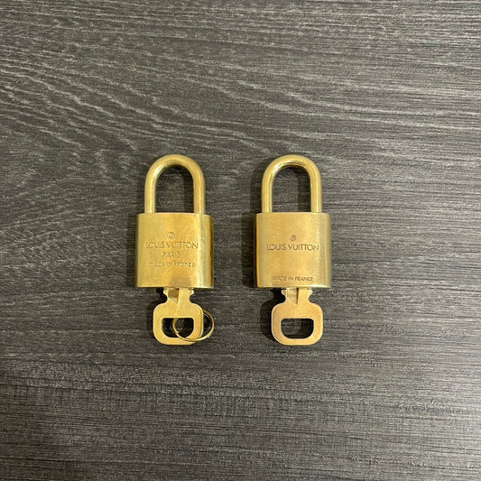 SOLD! Set of 2 Louis Vuitton Lock & Key