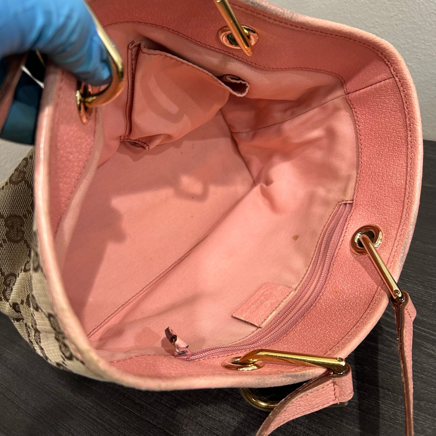 CLEARANCE Gucci Canvas Mini Tote