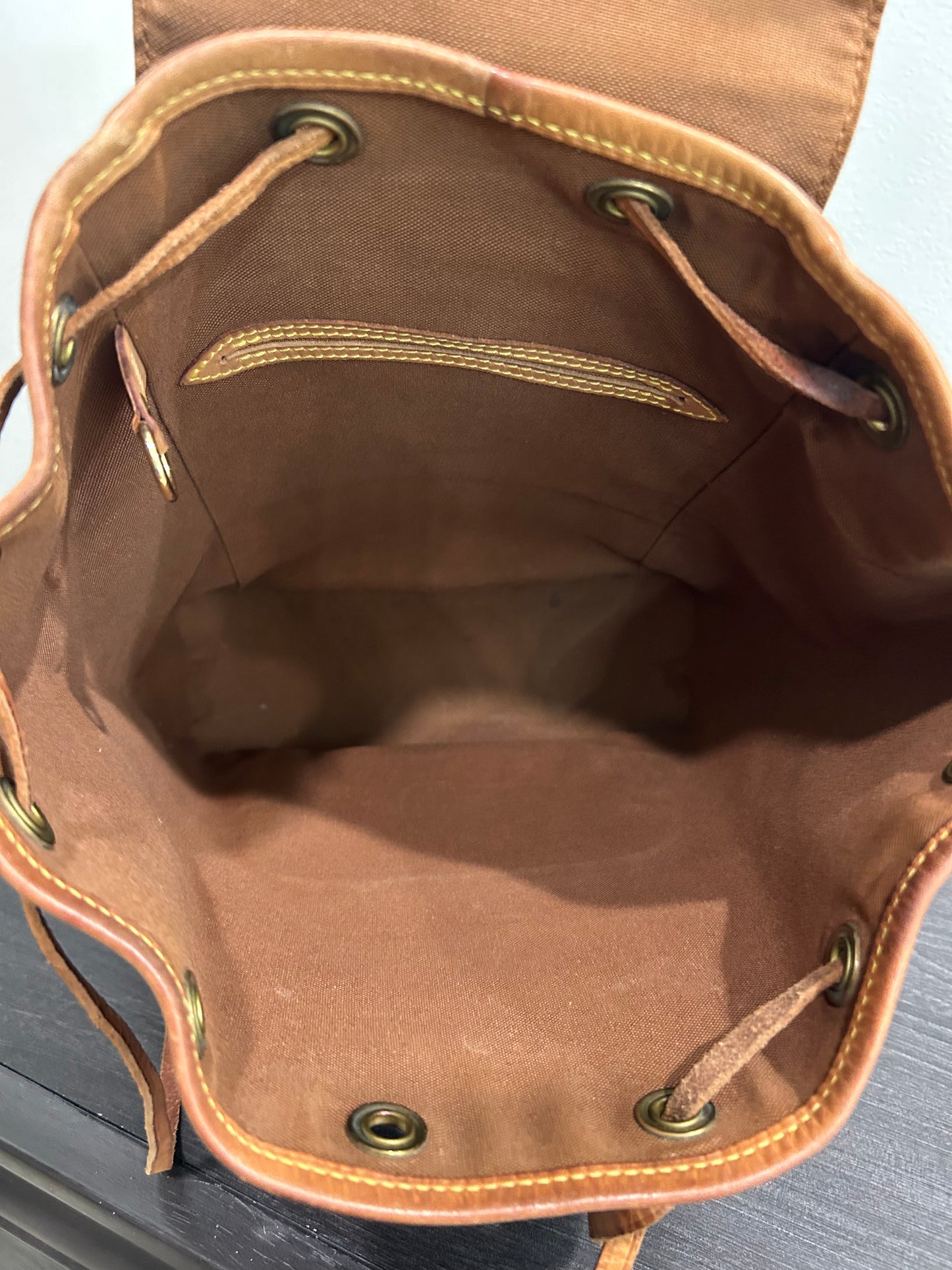 SOLD! Louis Vuitton Monogram Montsouris MM Backpack