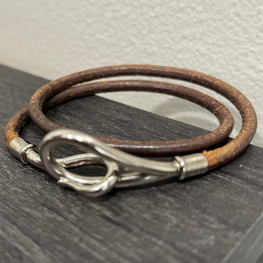 1037 HERMÈS Double Hook Wrap Bracelet MSRP $435