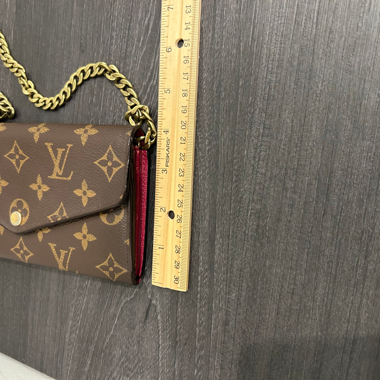Louis Vuitton Wallet w/ Added Chain