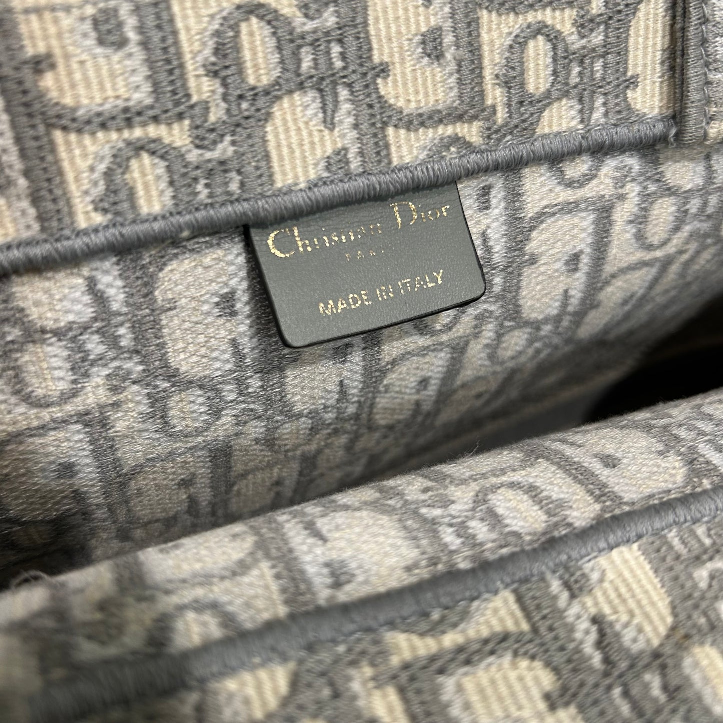 CLEARANCE #110 CHRISTIAN DIOR Large Book Tote w/ Dust Bag