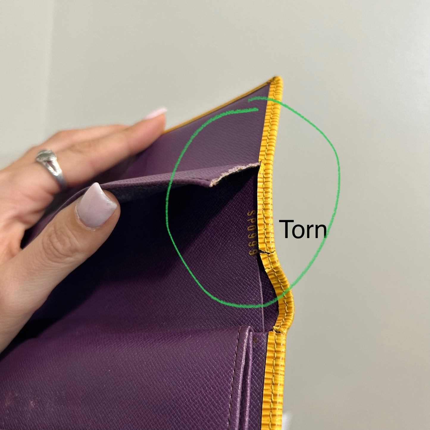 SOLD! Louis Vuitton Epi Wallet