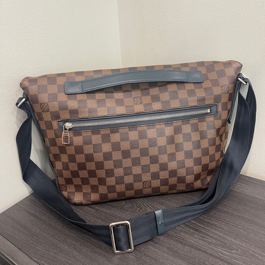 SOLD! Louis Vuitton Sprinter Damier Ebene Coated Canvas MM