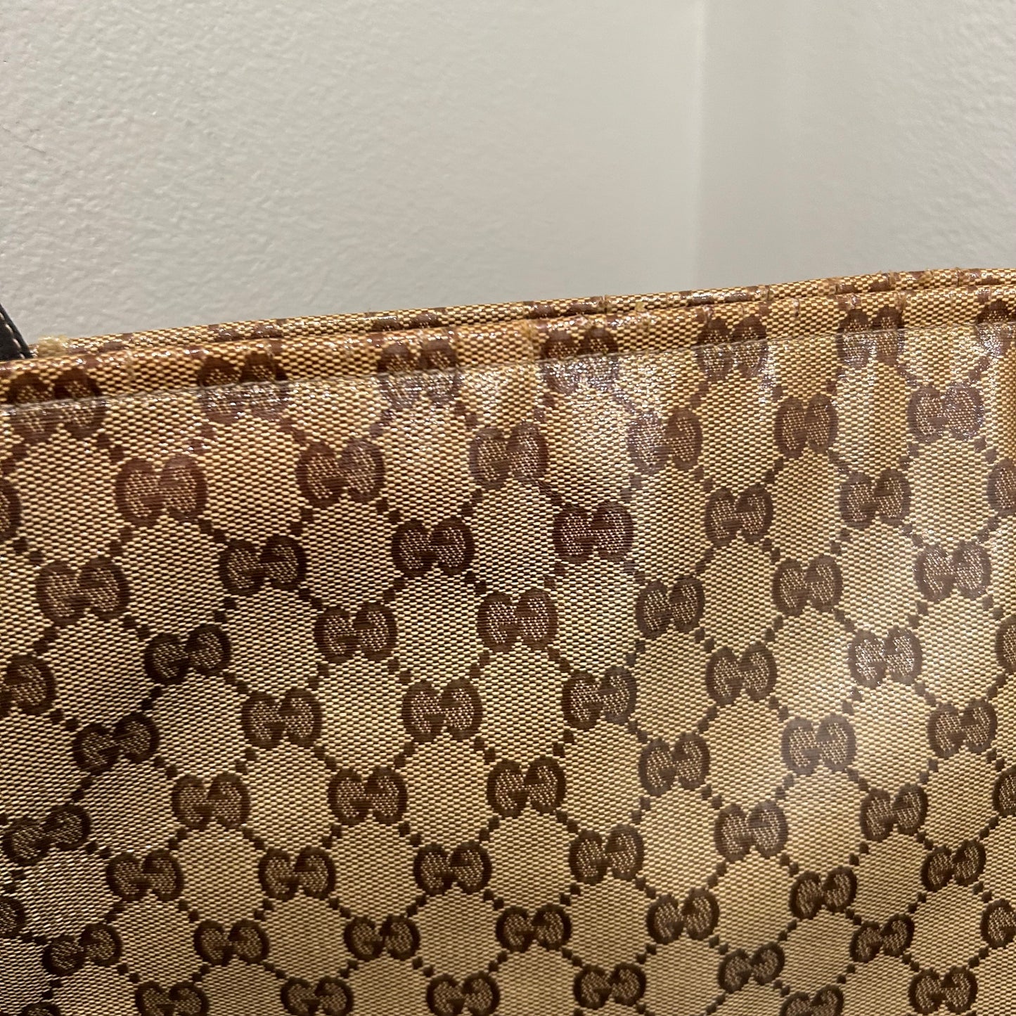 CLEARANCE Gucci Coated Canvas Messenger
