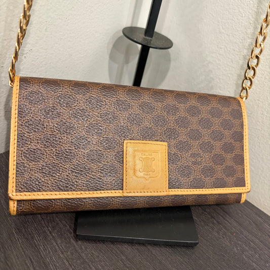 #1706 CELINE Macadam Long Wallet