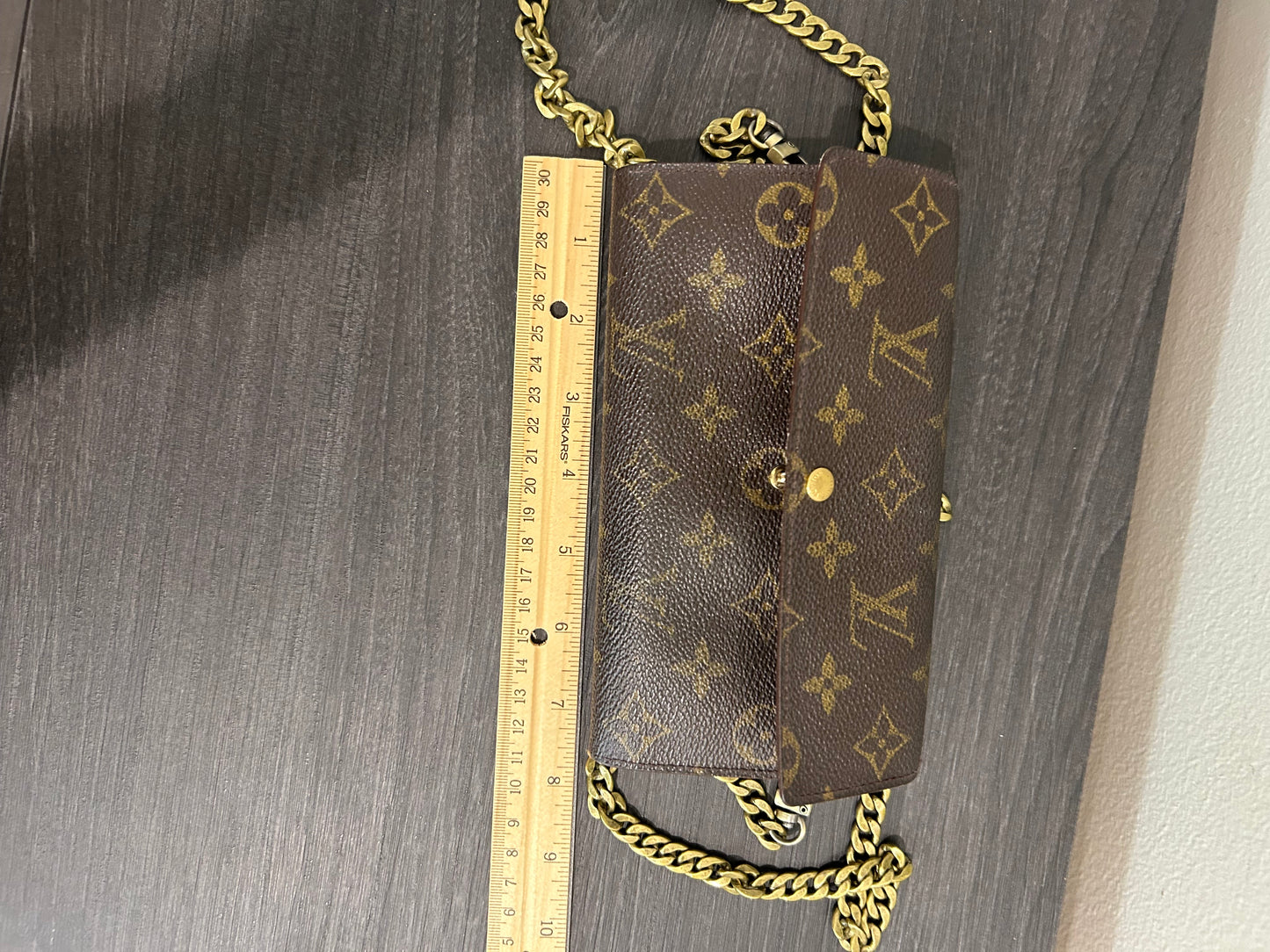 SOLD! Louis Vuitton Monogram Wallet on Chain