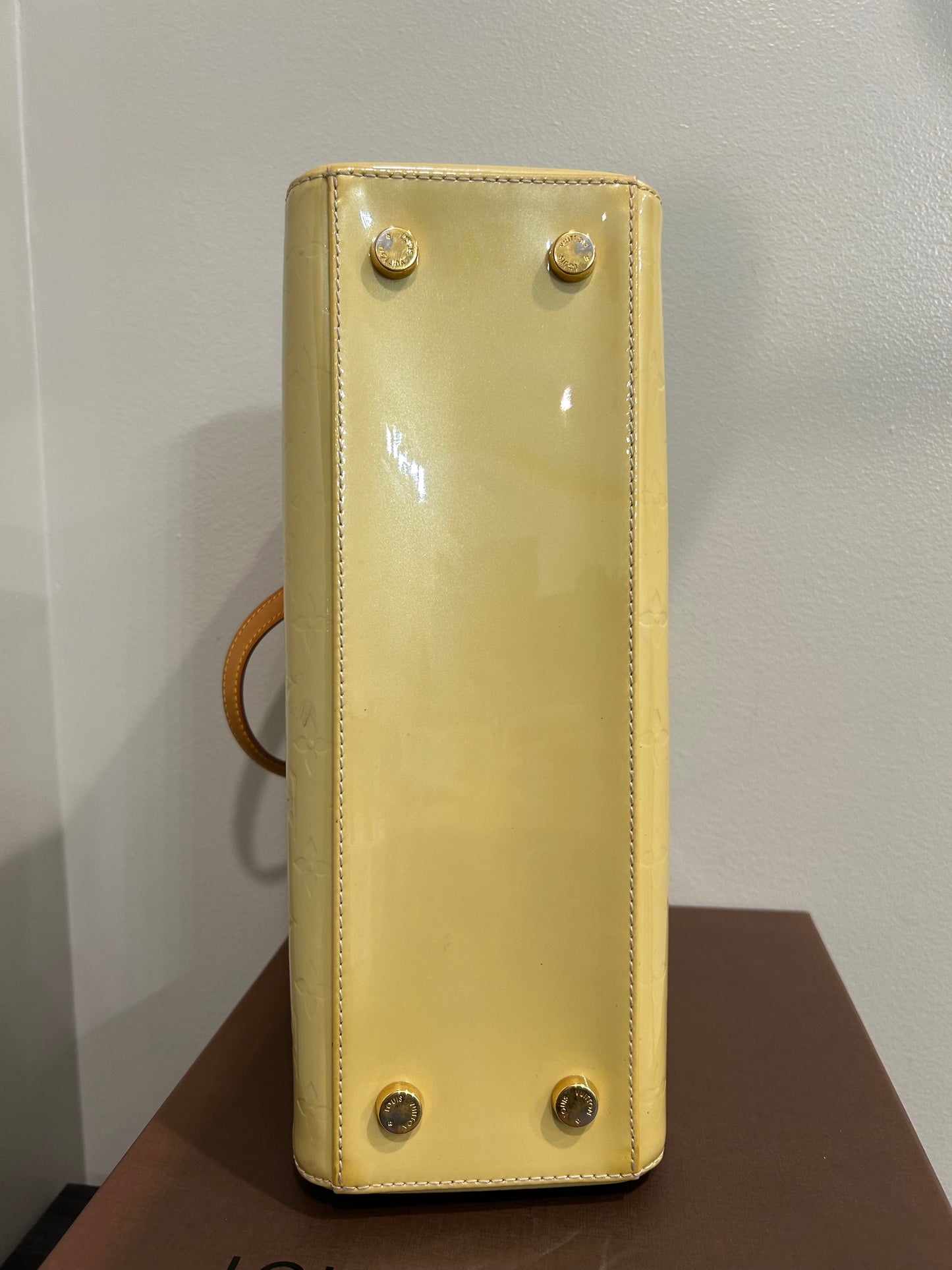 SOLD! 2012 Louis Vuitton Yellow Vernis Brea MM