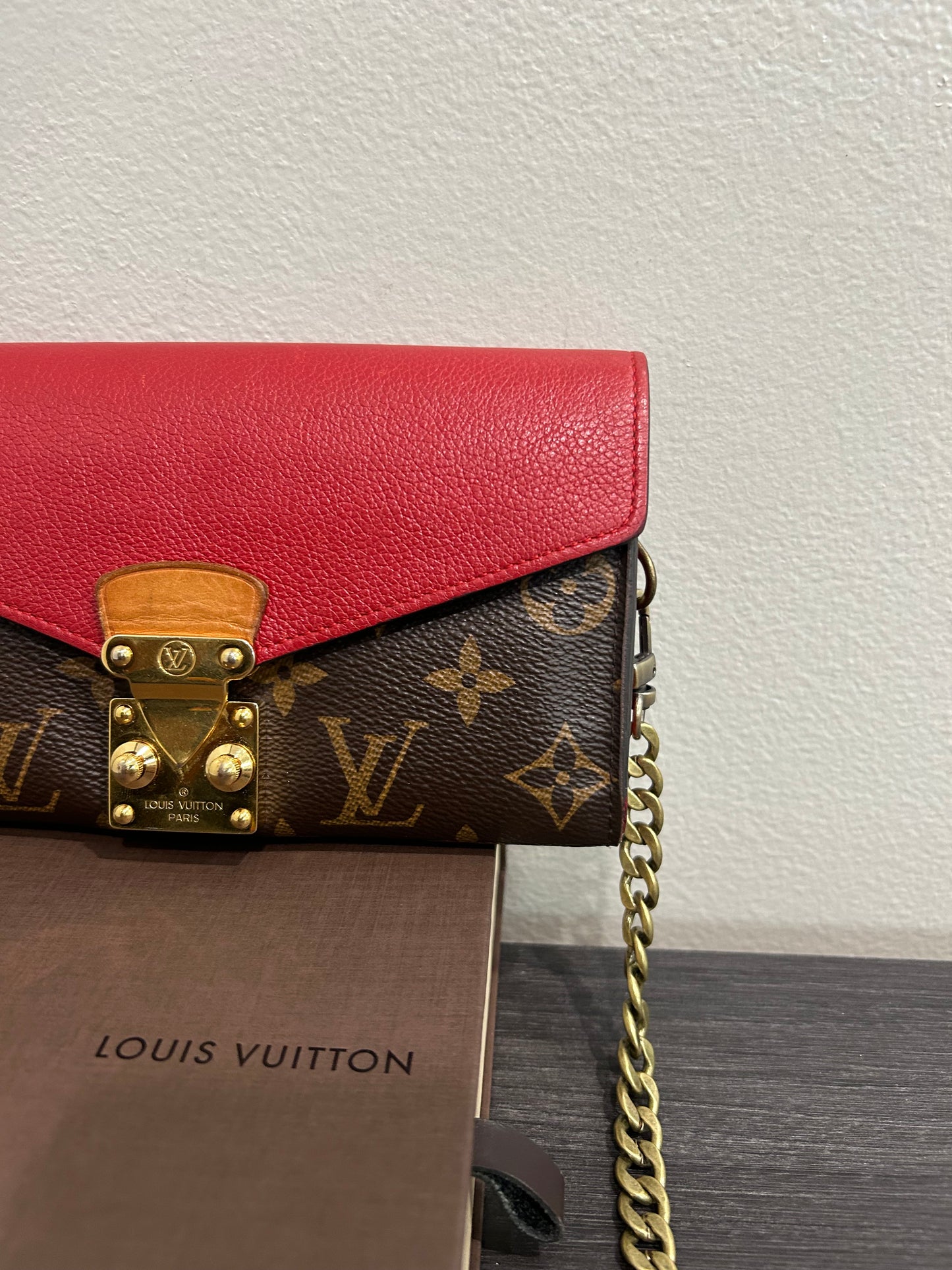 SOLD! Louis Vuitton Pallas Wallet on Chain