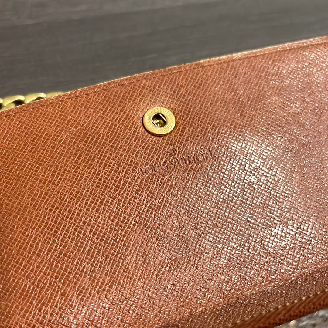 SOLD! Louis Vuitton Monogram Wallet on Chain