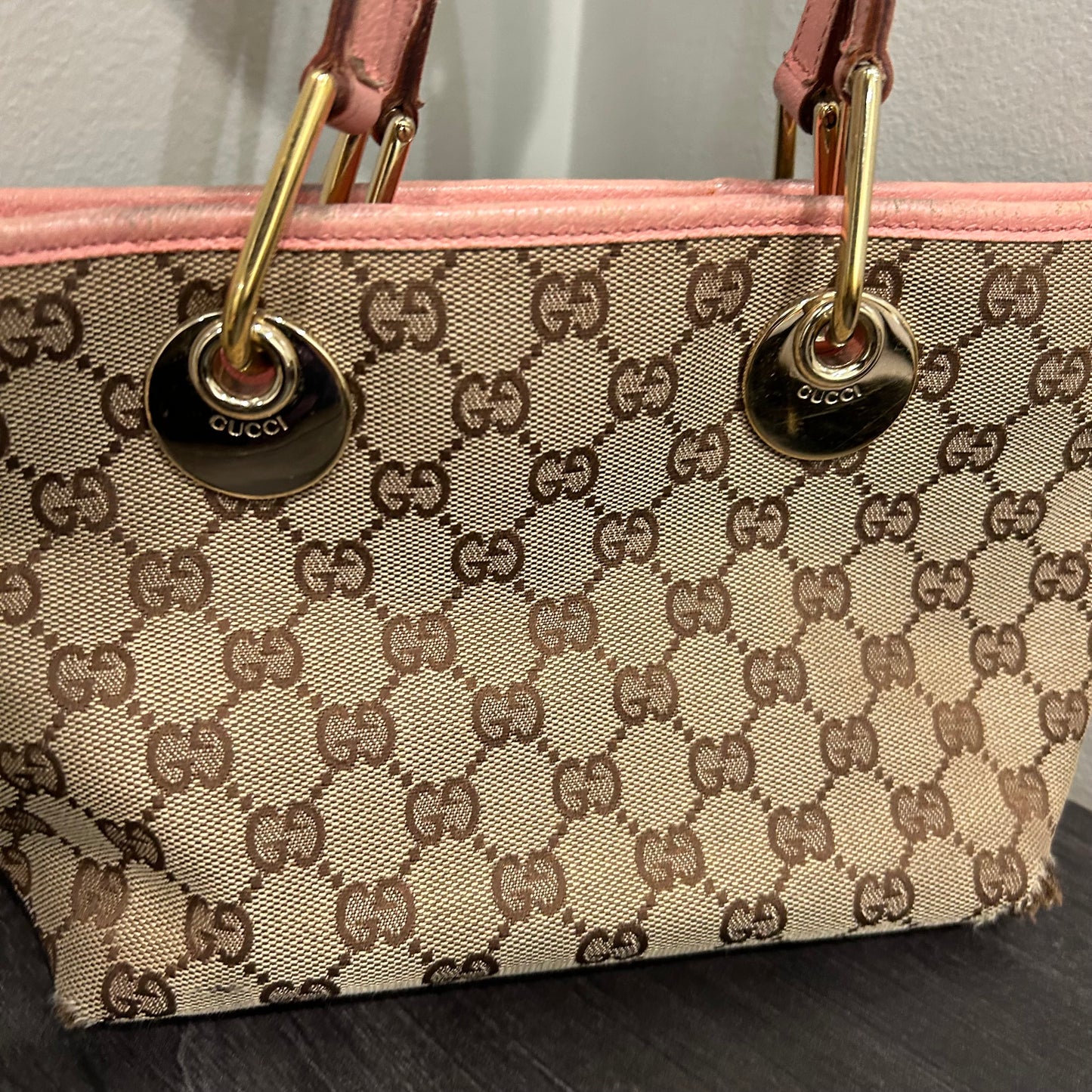 CLEARANCE Gucci Canvas Mini Tote