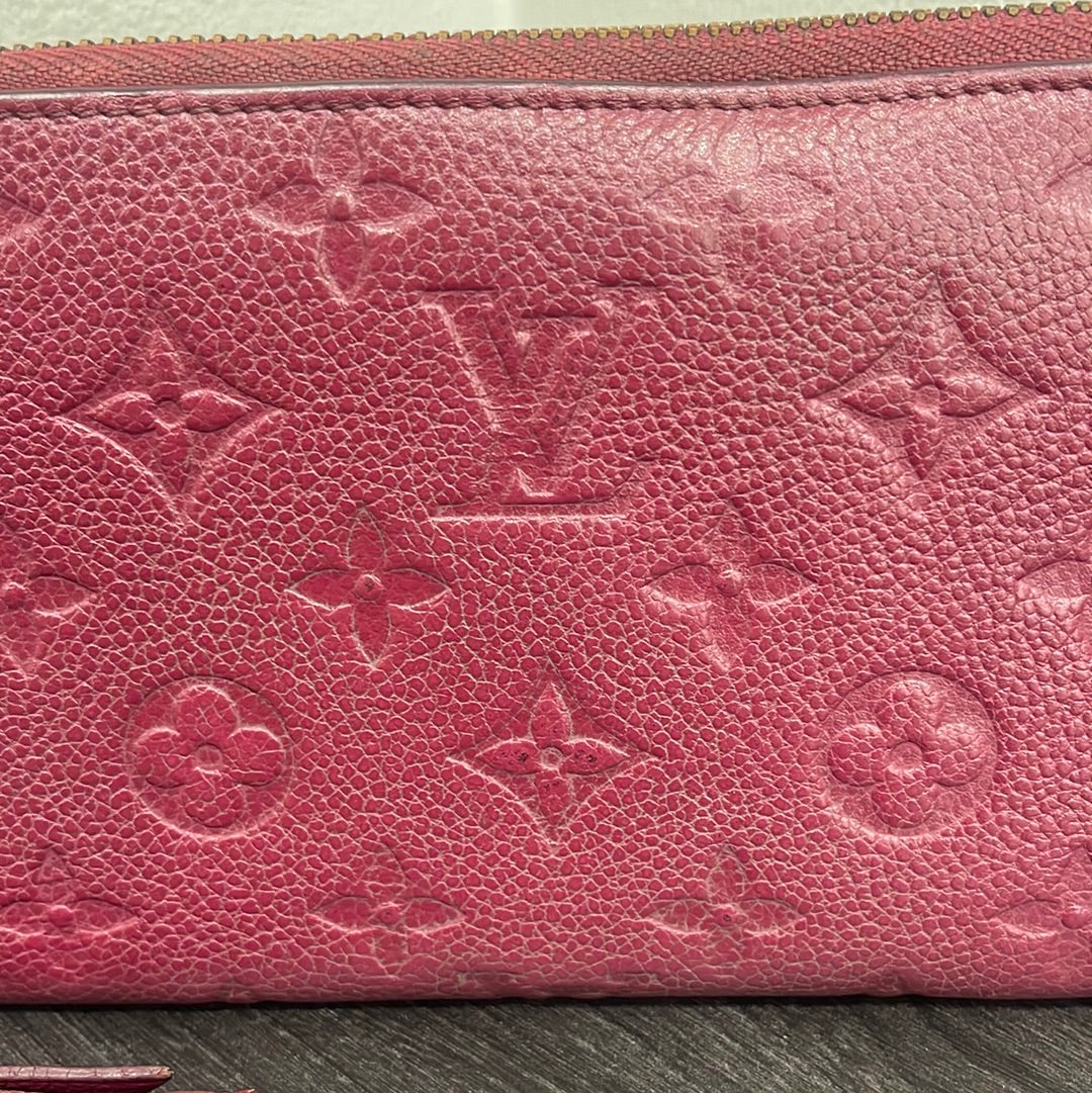 SOLD! Louis Vuitton Empreinte Zippy Wallet