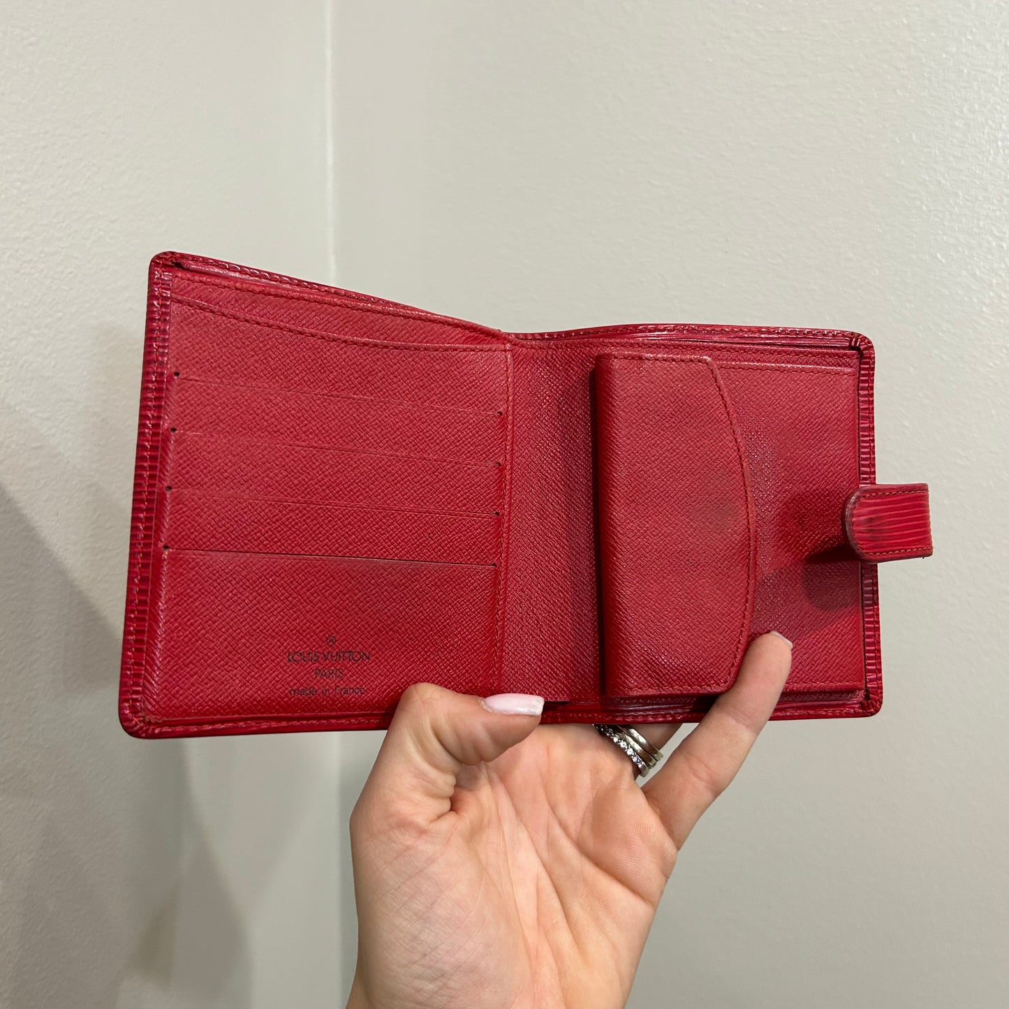 SOLD! Louis Vuitton Epi Wallet