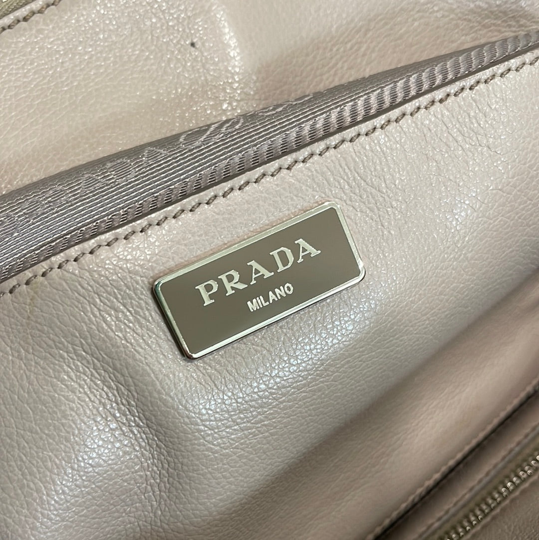 SOLD! Prada Leather & Suede Handbag