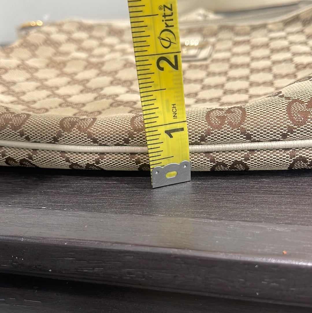 SOLD! Gucci Canvas Messenger