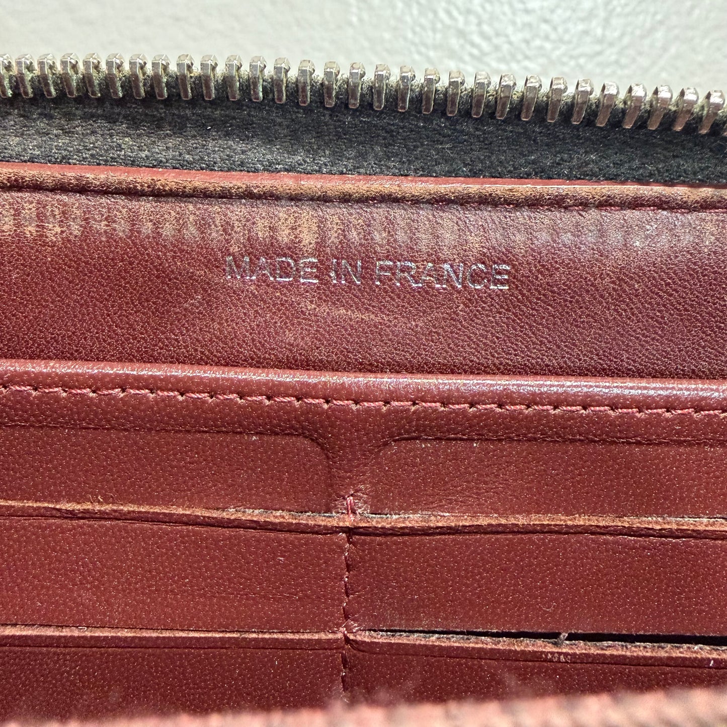 #3218 CHANEL Black Quilted Zip Wallet