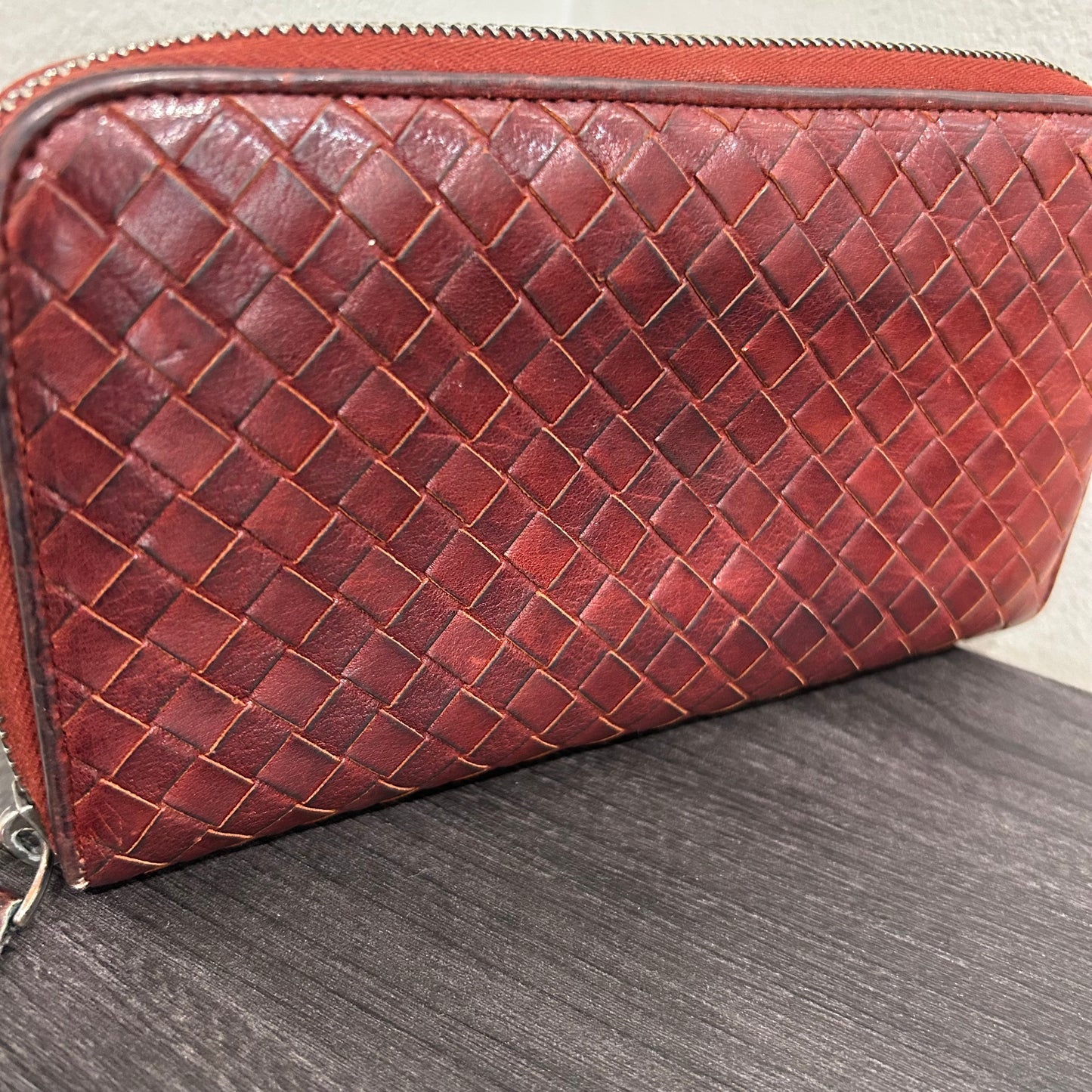 SOLD! Bottega Venneta Zip Wallet
