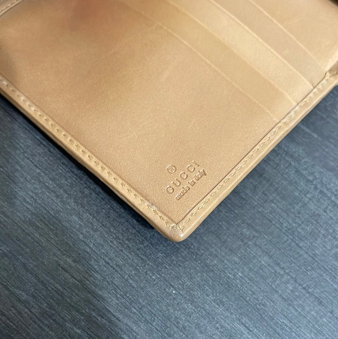 SOLD! 2 Piece Set - Gucci Canvas GG Wallets