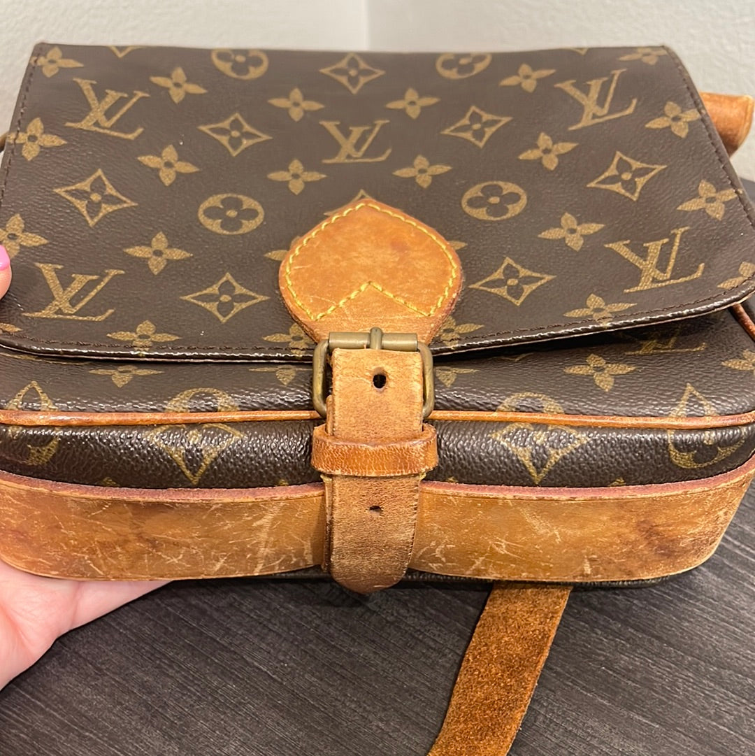 SOLD! Louis Vuitton Monogram Cartouchiere MM