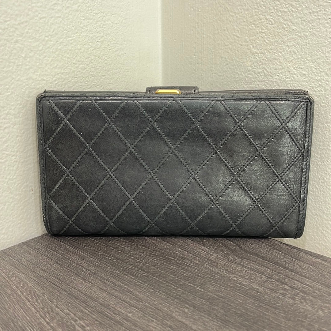 SOLD! CHANEL Leather Wallet