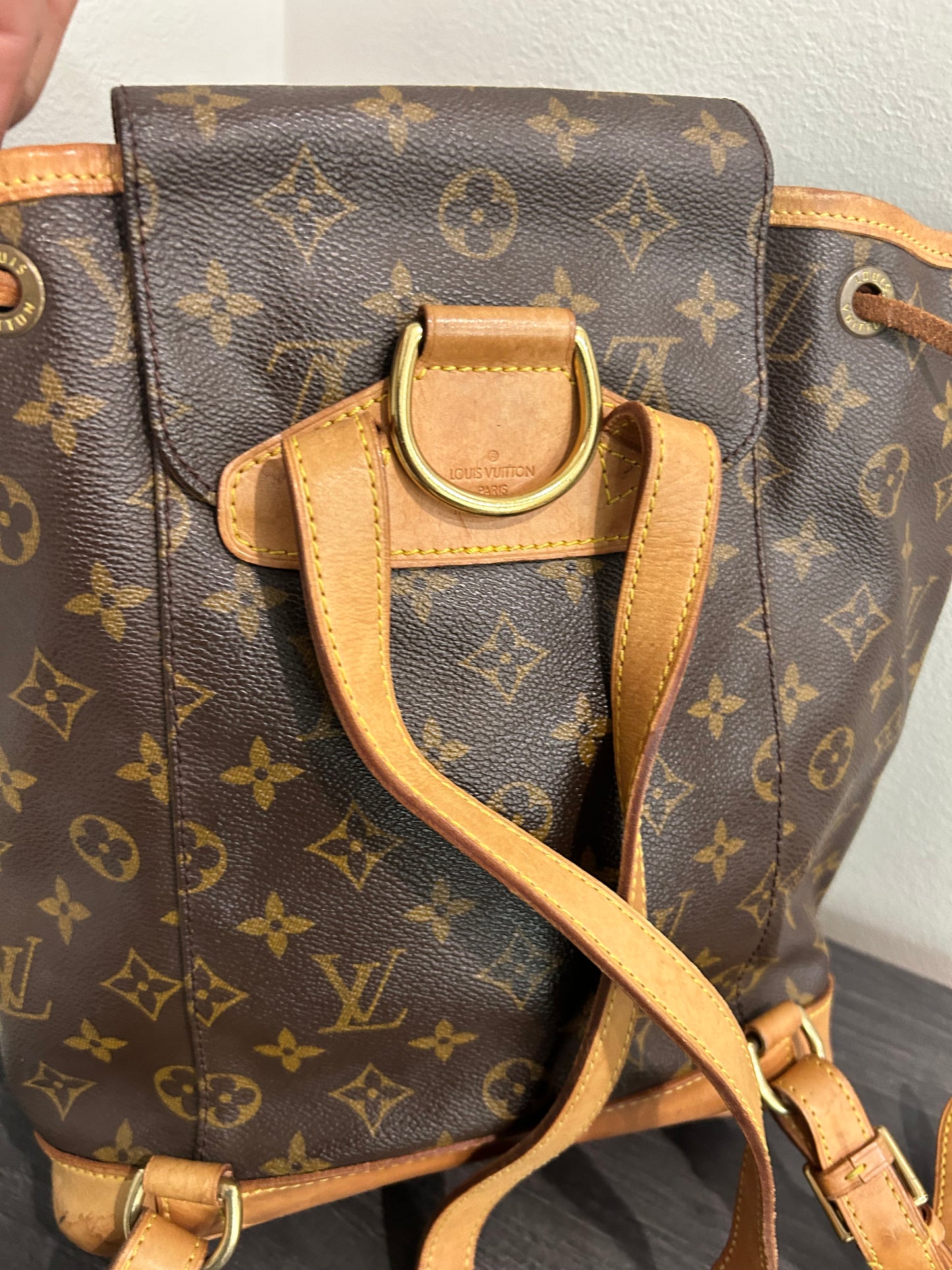 SOLD! Louis Vuitton Monogram Montsouris MM Backpack
