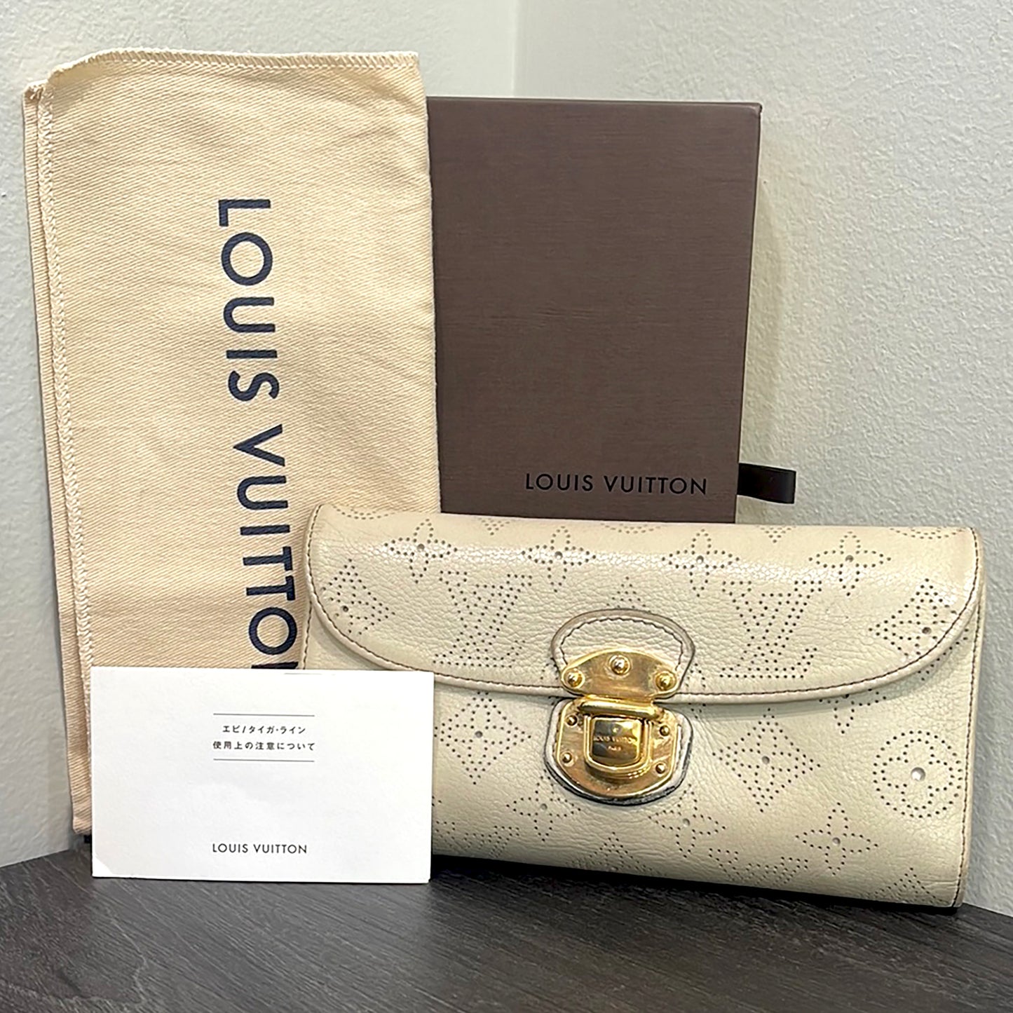 SOLD! Louis Vuitton Mahina Wallet