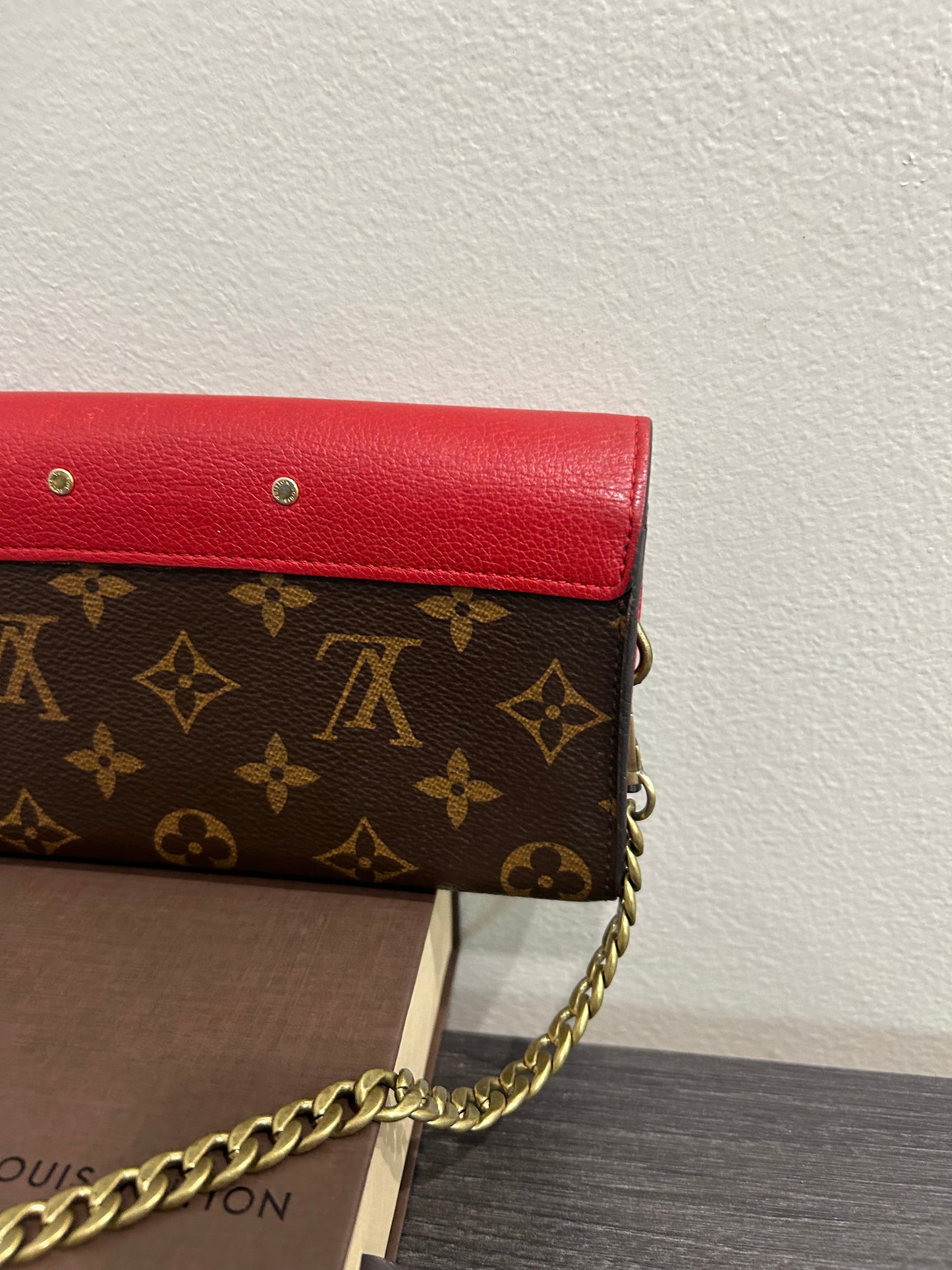 SOLD! Louis Vuitton Pallas Wallet on Chain