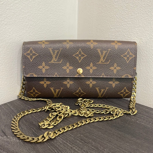 SOLD! Louis Vuitton Monogram Wallet on Chain