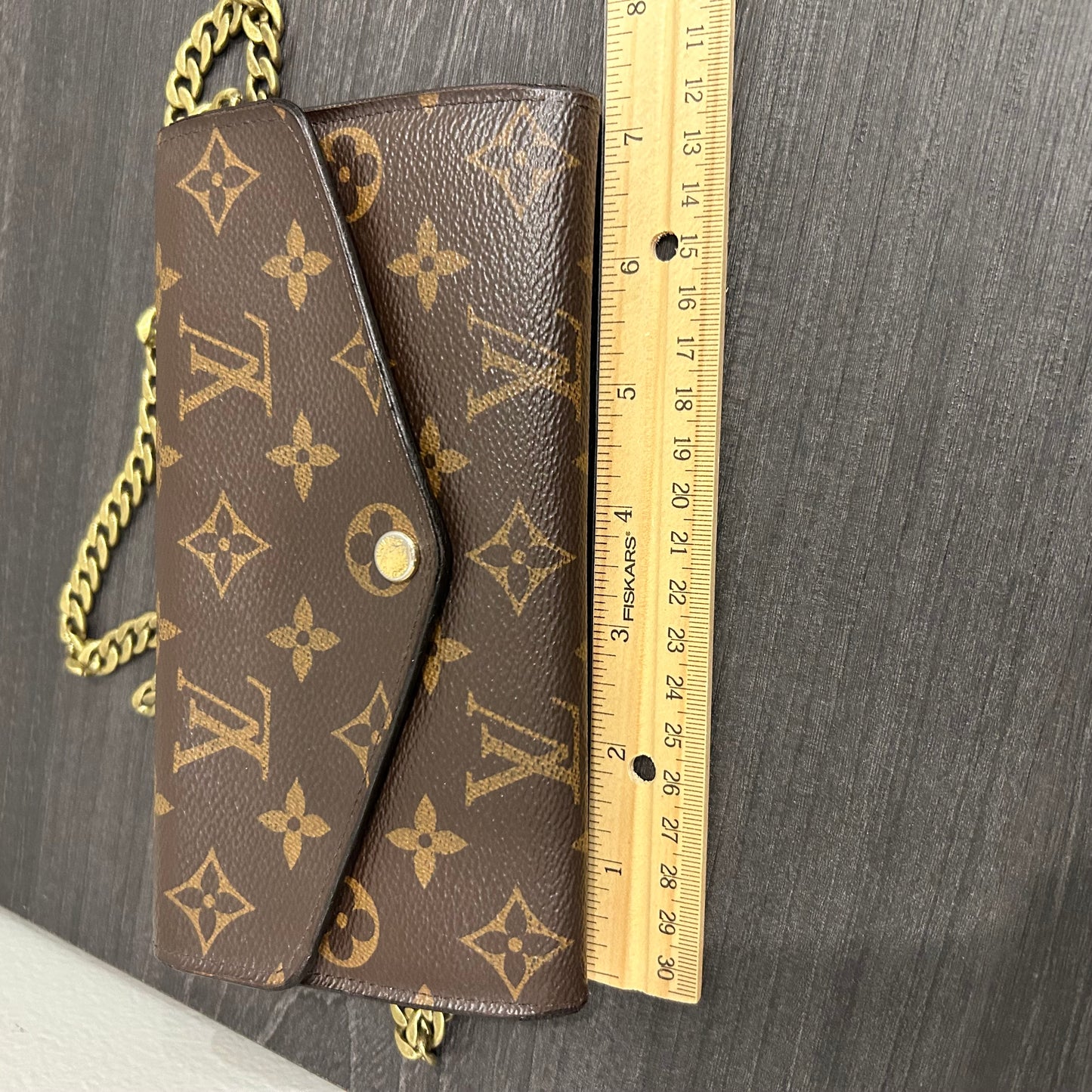 Louis Vuitton Wallet w/ Added Chain