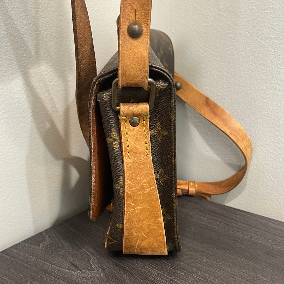 SOLD! Louis Vuitton Monogram Cartouchiere MM
