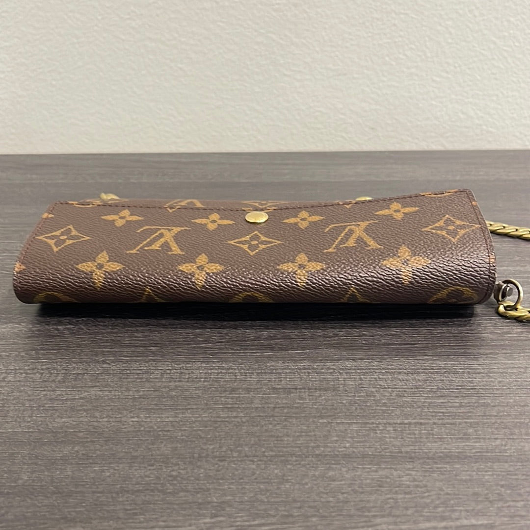 SOLD! Louis Vuitton Monogram Wallet on Chain