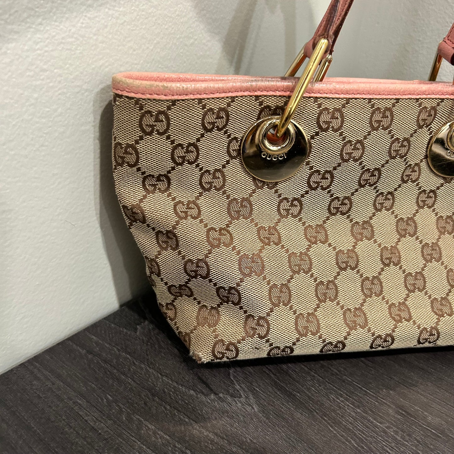 CLEARANCE Gucci Canvas Mini Tote
