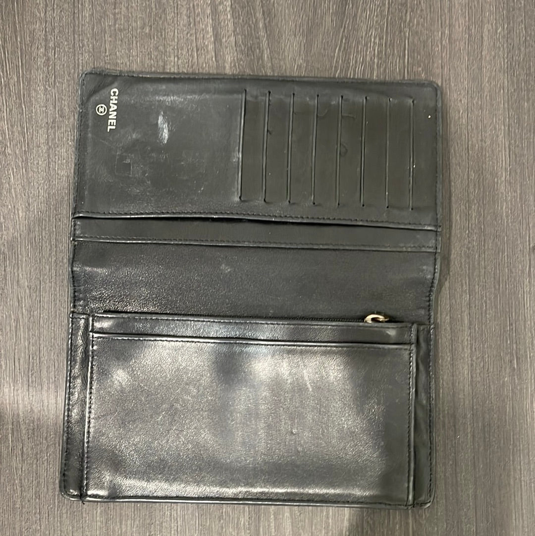 SOLD! CHANEL Leather Wallet