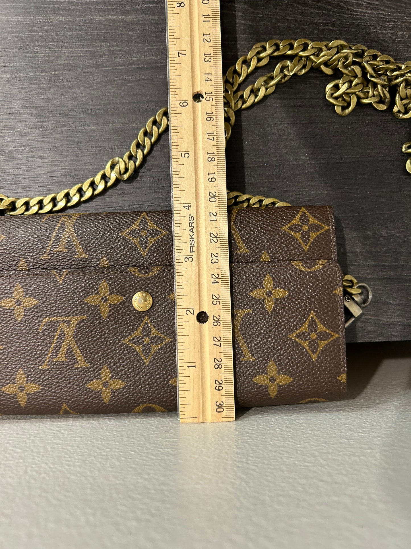 SOLD! Louis Vuitton Monogram Wallet on Chain