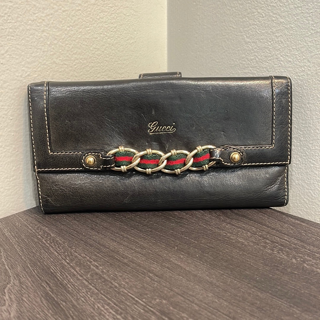 SOLD! Gucci Leather Wallet