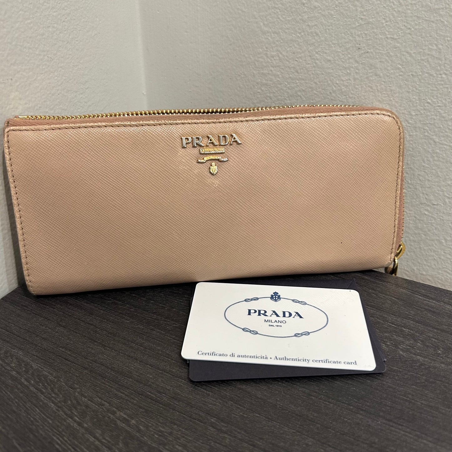 SOLD! Prada Zippy Wallet