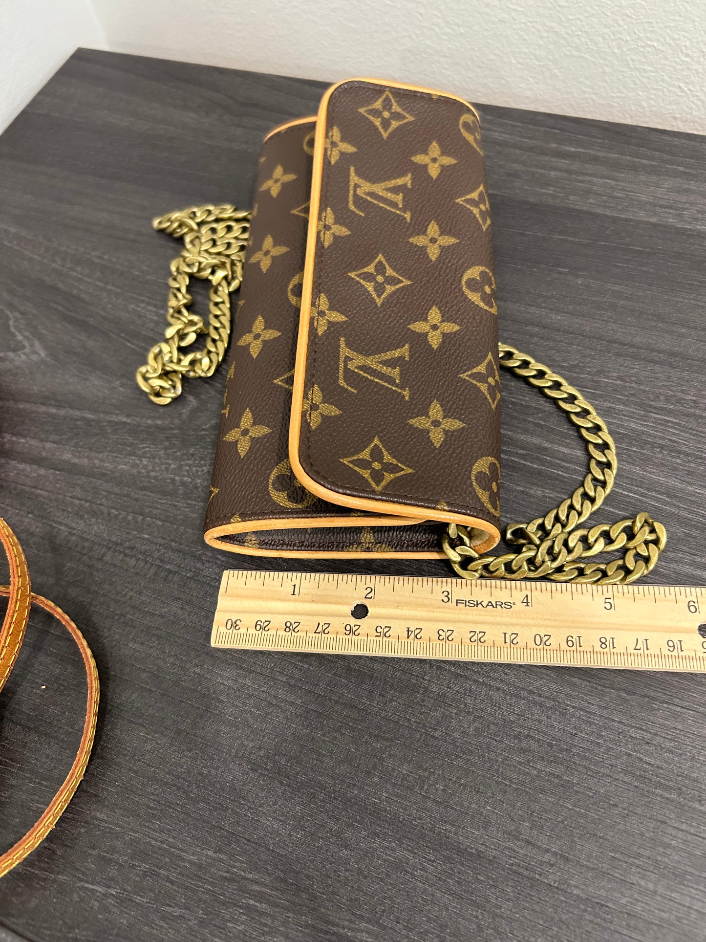 SOLD! Louis Vuitton Monogram Pochette Twin PM