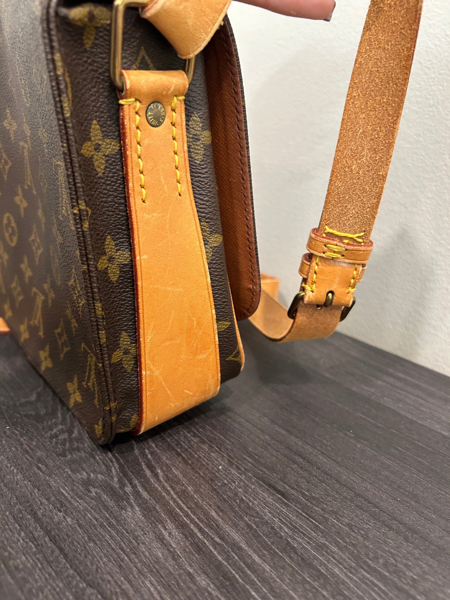 SOLD! Louis Vuitton Monogram Cartouchiere