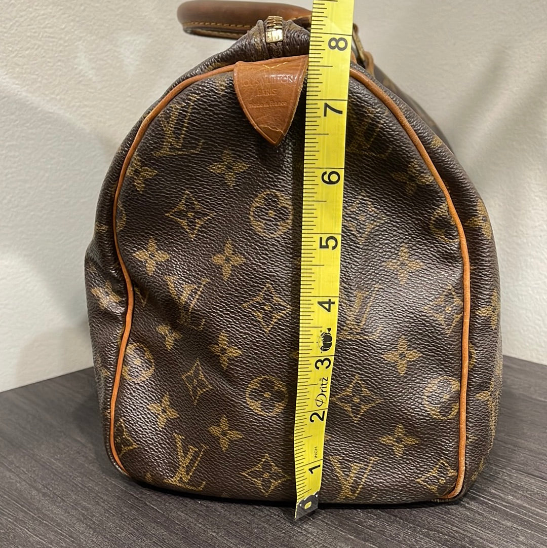 SOLD! Louis Vuitton Monogram Speedy 30