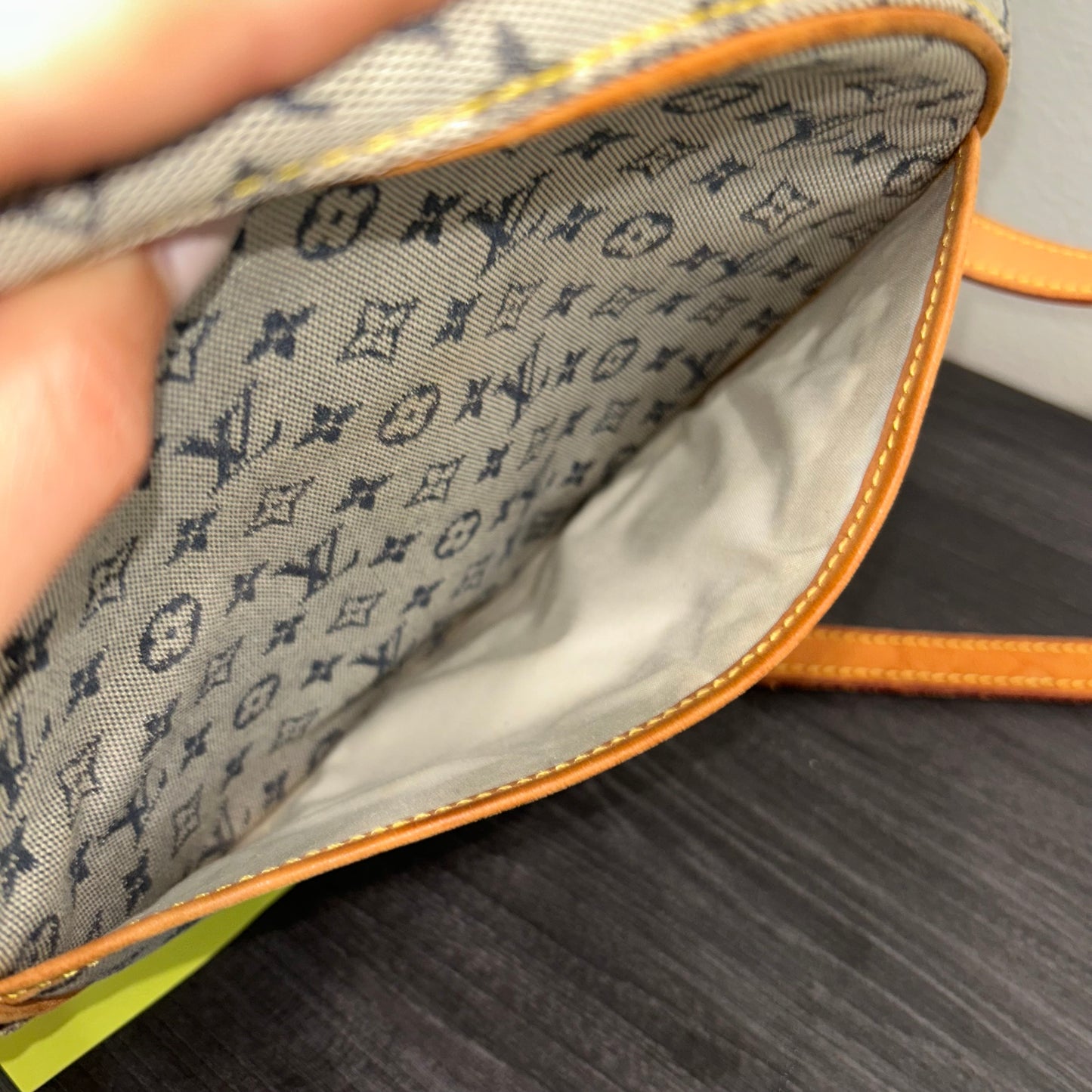 #418 LOUIS VUITTON Mini Lin Jeanne PM
